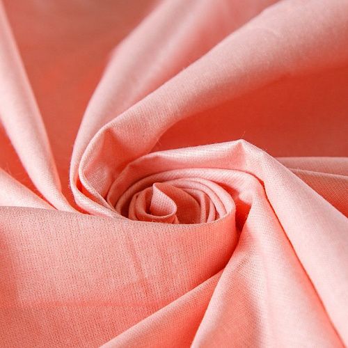 Бязь премиум ш.220 см 007-13832 персиковый однотонный