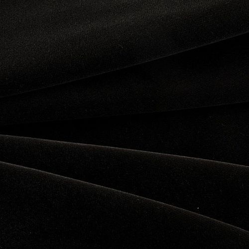 Бархат 002-11894 темно-коричневый однотонный