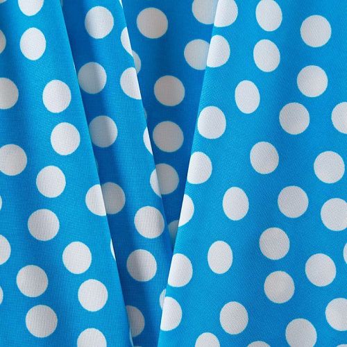 Трикотаж масло 056-12503 голубой принтованный