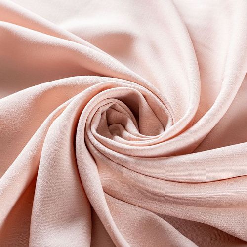 Твил-штапель 069-01783 col.2 белый персик однотонный