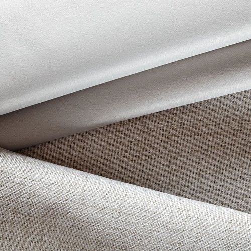 Ткань портьерная блэкаут рогожка h-280 см 10-02-04499 белый песок