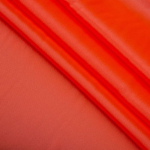 Перл шифон 068-19403 оранжевый неон однотонный