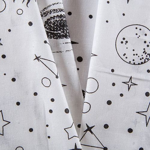 Перкаль 007-13845 белый принтованный