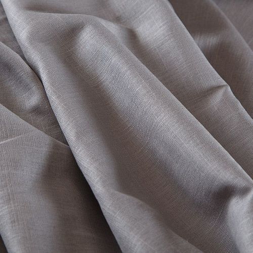 Лен-вискоза 035-17484 серый однотонный