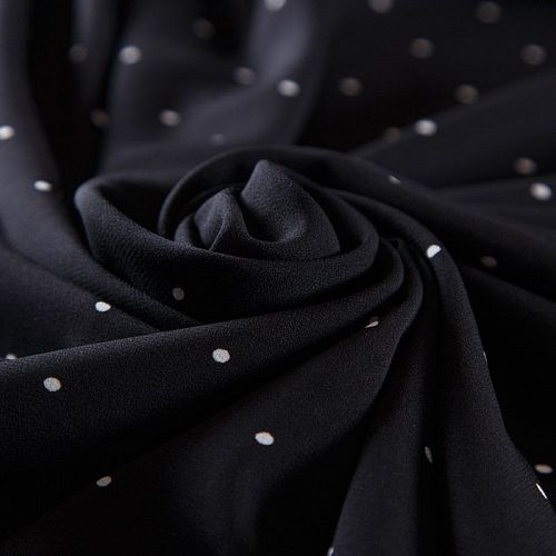 Вискоза "Лоренцо" 036-13868 черный принтованный