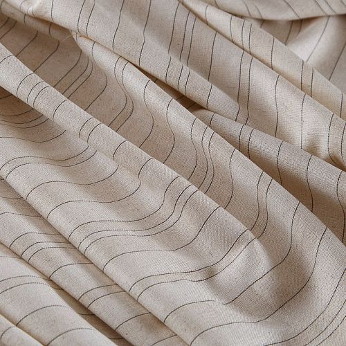 Лен-вискоза с люрексом 035-17867 натуральный