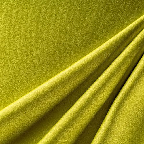 Шелк синтетический стрейч К1-377 оливково-зеленый однотонный