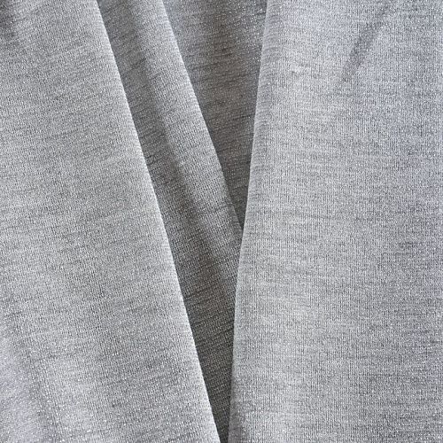 Трикотаж с люрексом 056-12091 светло-серый меланж