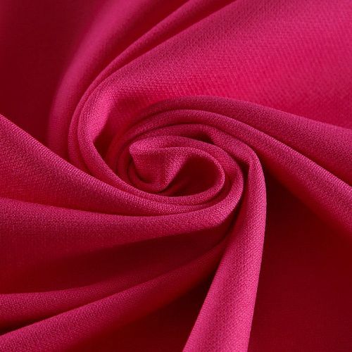 Креп стрейч 026-17241 розовый однотонный