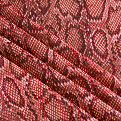 Экокожа на трикотажной основе 070-12009 красный