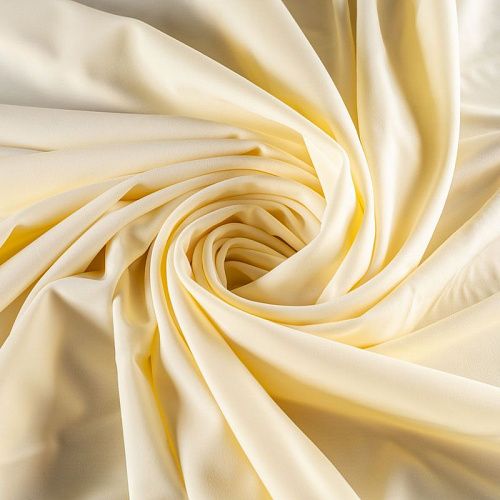 Лайкра К33-277 сливочный однотонный