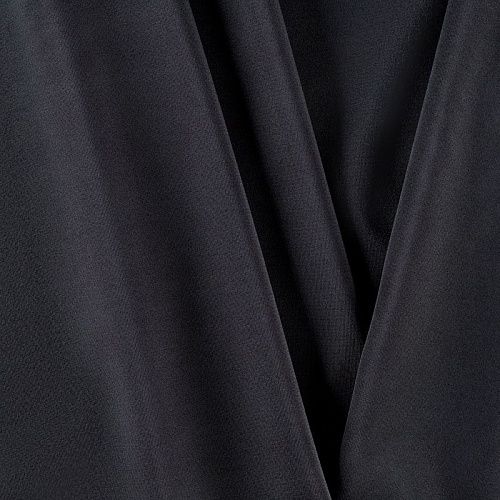 Лайкра К33-561 черный однотонный