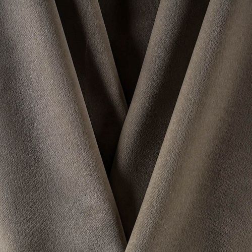 Бархат К32-468 бежево-серый однотонный