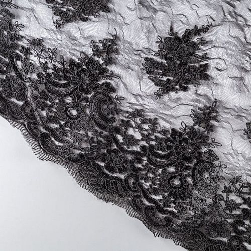 Гипюр К19-223 черный