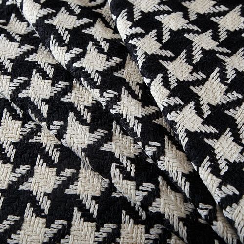 Твид Versace 052-19078 черный/молочный