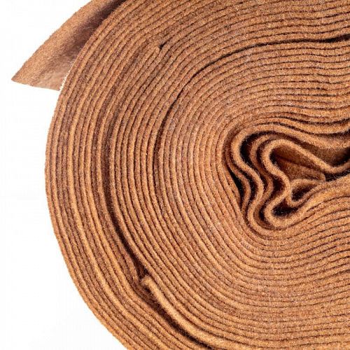 Фетр К33-363 светло-коричневый однотонный