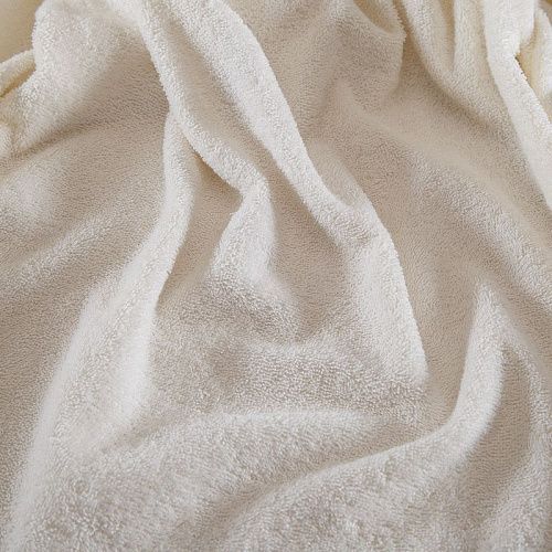 Полотно махровое ш.220 см 007-18029 молочный однотонный