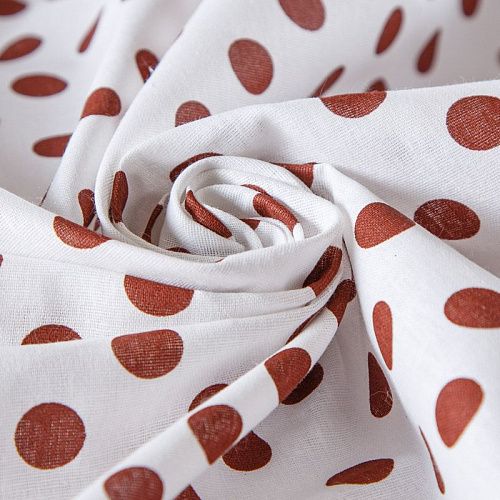 Бязь 007-13827 белый принтованный