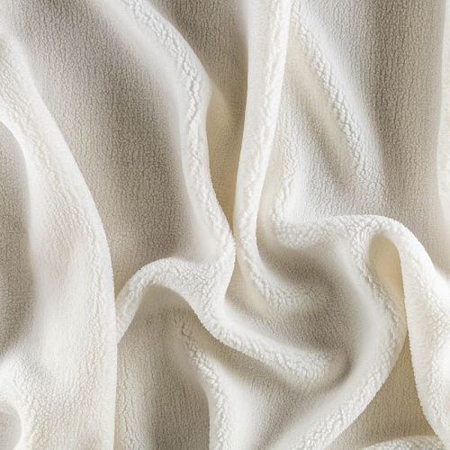 Мех искусственный К30-113 белый однотонный