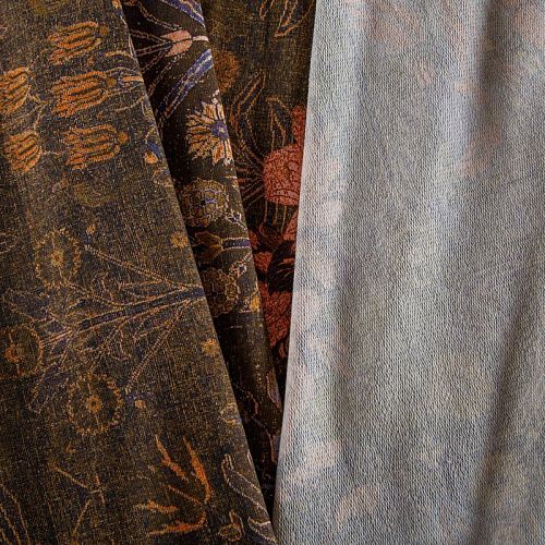 Футер 2-х нитка 062-14651 коричневый принтованный