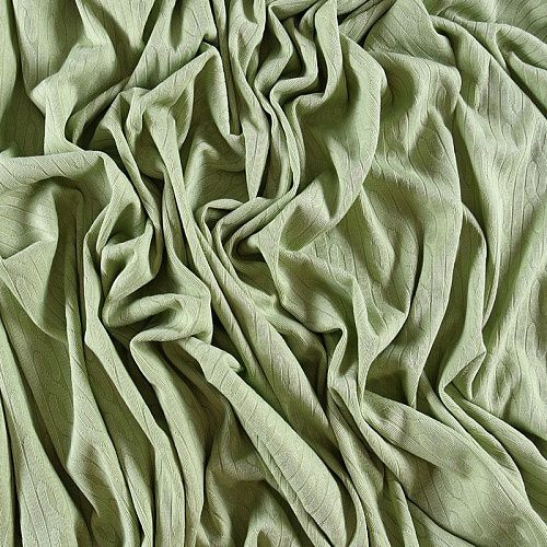 Трикотаж 056-10481 салатовый однотонный