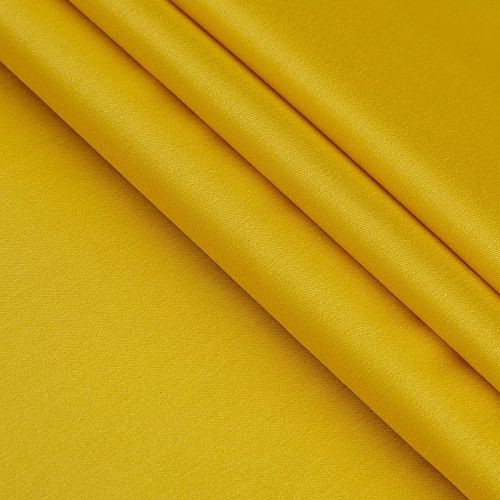 Сатин-коттон стрейч 063-16636 желтый однотонный