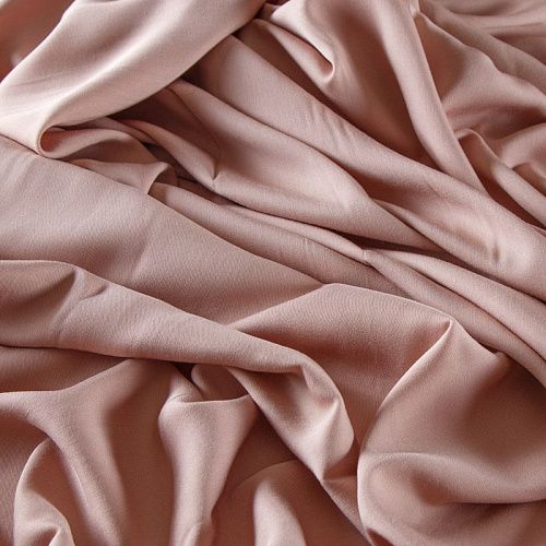 Твил-штапель 069-13114 розовато-пудровый однотонный