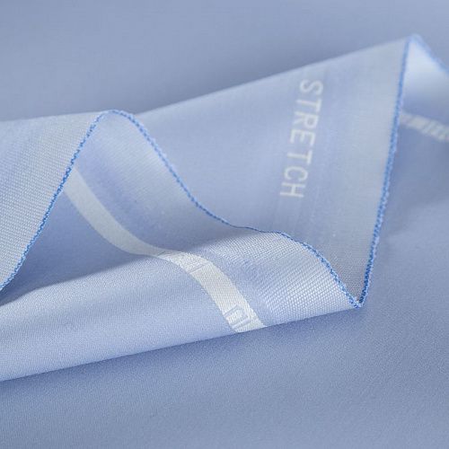 Шерсть костюмная стрейч Double Face 025-19809 разбеленный голубой