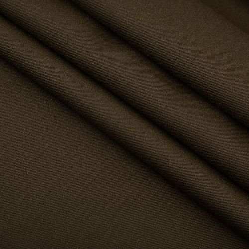 Ткань костюмная 025-19254 коричневый хаки однотонный