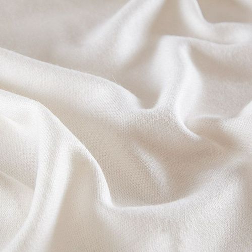 Трикотаж вязаный 056-16691 молочный однотонный