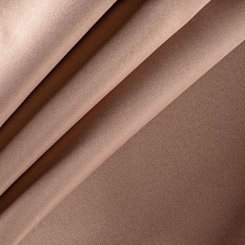 Ткань портьерная сатин h-305 см 16-02-00533 пепельно-бронзовый однотонный