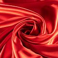 Креп-сатин К33-799 красный однотонный