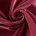 Бархат 002-11893 глубокий карминный однотонный