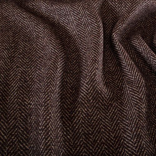 Ткань пальтовая Versace 040-16114 бежево-коричневый