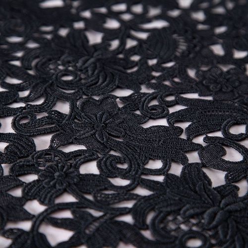 Гипюр-макраме Valentino 012-19796 черный