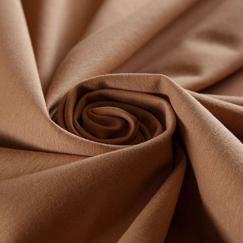 Трикотаж 056-15742 бежевый однотонный