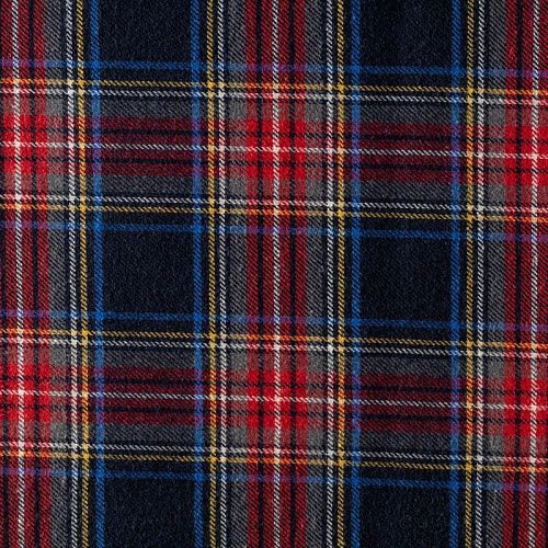 Ткань костюмная К26-105 темно-синий принтованный