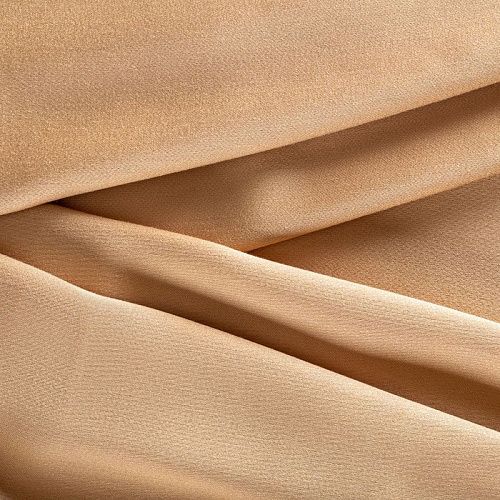 Шелк-штапель 069-01700 col.5 золотисто-бежевый однотонный