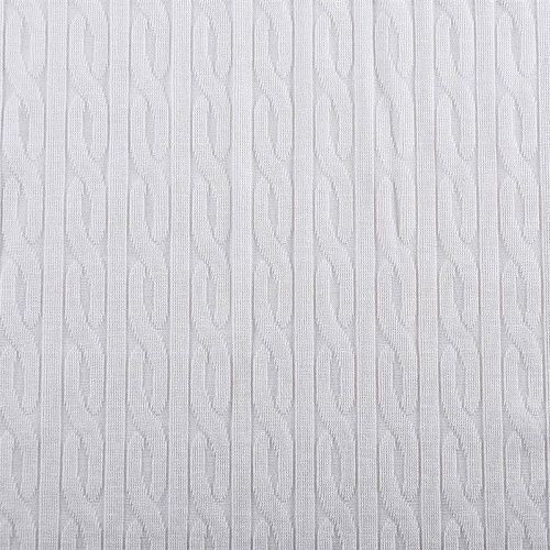 Трикотаж 056-10484 молочный однотонный