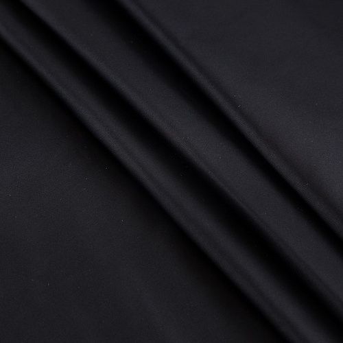 Ткань плащевая 042-19180 черный однотонный