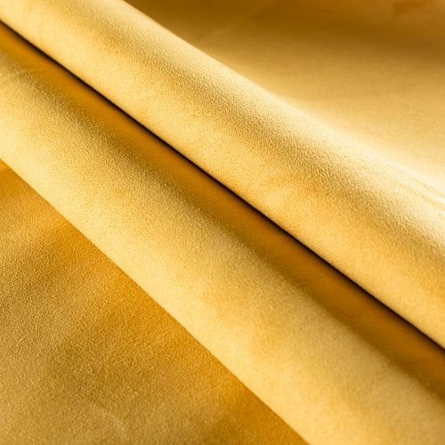 Ткань мебельная замша 22-02-00786 шафрановый однотонный