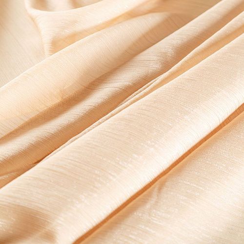 Шифон-жатка с люрексом 068-07208 светло-бежевый однотонный