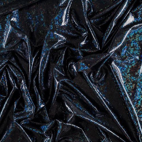 Трикотаж лазер 034-18793 черно-синий