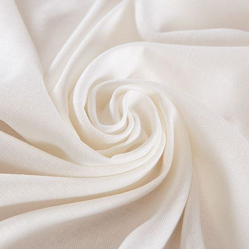 Лен-вискоза стрейч 035-18748 теплый белый