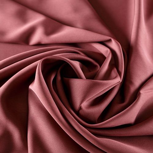 Сатин стрейч 001-06650 медно-террактовый однотонный