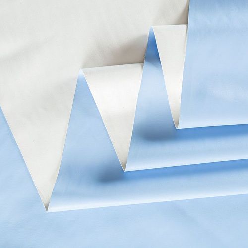 Экокожа К16-151 светло-голубой однотонный