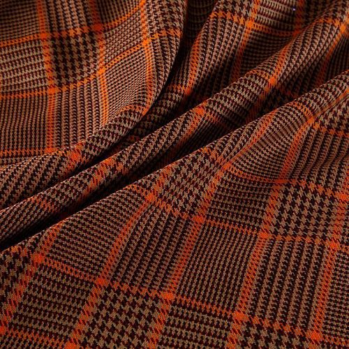 Твид Balenciaga 052-19163 бежево-коричневый