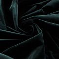 Бархат 002-12693 темно-зеленый однотонный