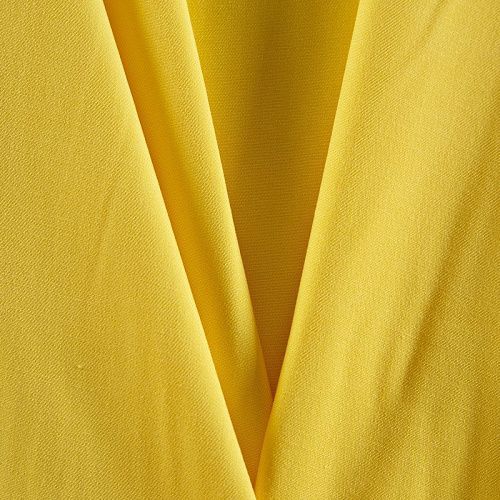 Твил-штапель 069-12793 желтый однотонный