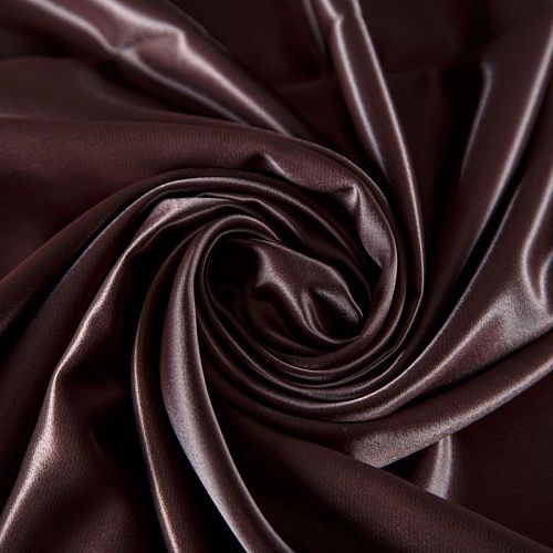 Сатин 001-07868 шоколадный однотонный